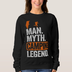 Manar Man Myth Camping Legend Roligt Bear Joke Out T Shirt