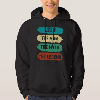 Manar Man Myth Legend 1939 83 Birthday under 8 år Hoodie