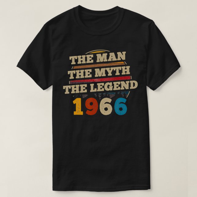 Manar Man Myth Legend 1966 56 Birthday Gift F T Shirt (Design framsida)