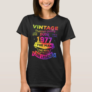 Manar man Myth Legend 1977 46 Birthday under 46 Ye T Shirt