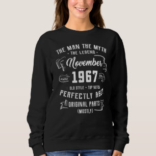Manar Man Myth Legend november 1967, 55:e födelsed T Shirt