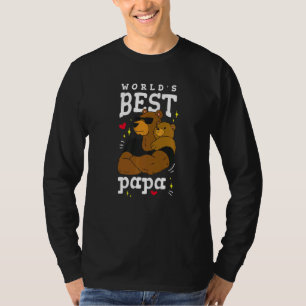 Manar Manar Bear Bester Pappa Der Welt Fars dag T Shirt