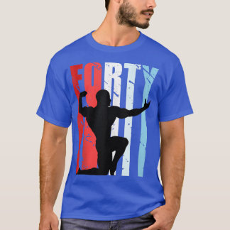 Manar Manar Bodybuilding 40:e födelsedagen Viktand T Shirt