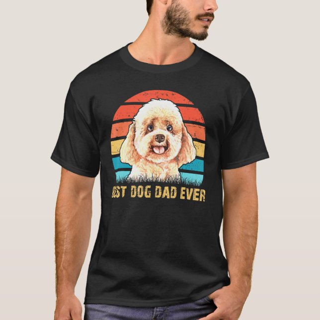 Manar Manar citerar bästa Hund Pappa någonsin Vint T Shirt (Framsida)