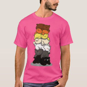 Manar Manar Cute Gay Gay Bear Pride Färg Bear Flag T Shirt