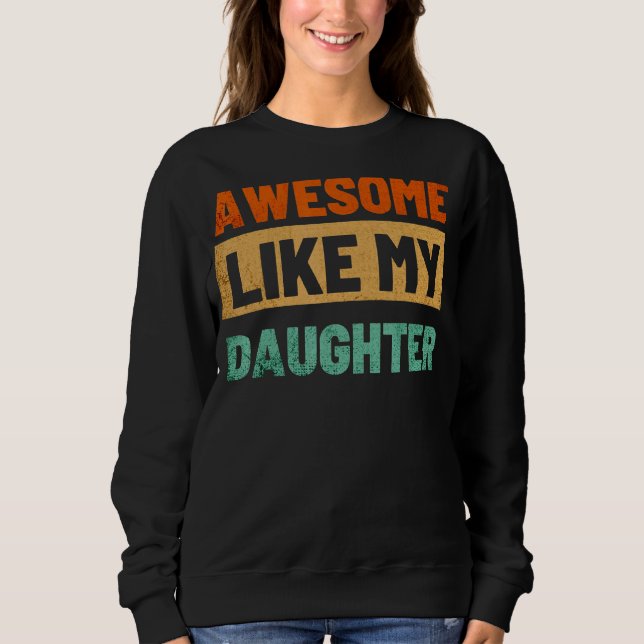 Manar Manar Fantastisk som min dotter Fars dag D T Shirt (Framsida)