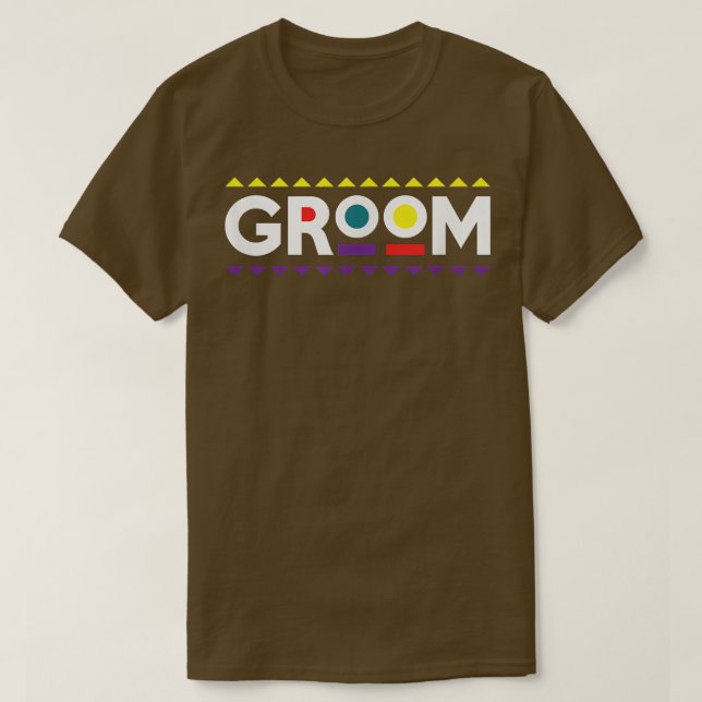 Manar Manar GroomWedding Party T Shirt (Design framsida)