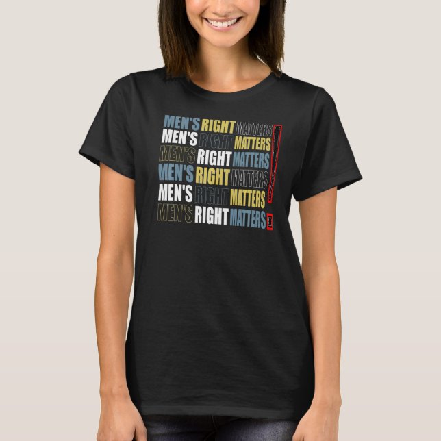 Manar Manar höger citerar man jämlikhet T Shirt (Framsida)
