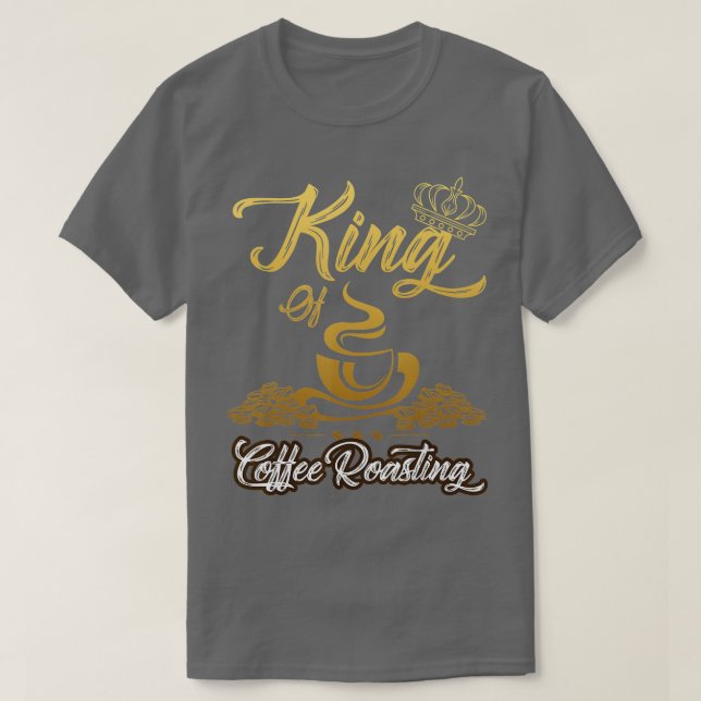 Manar Manar Kung i Coffee Roaster Gift Cof T Shirt (Design framsida)