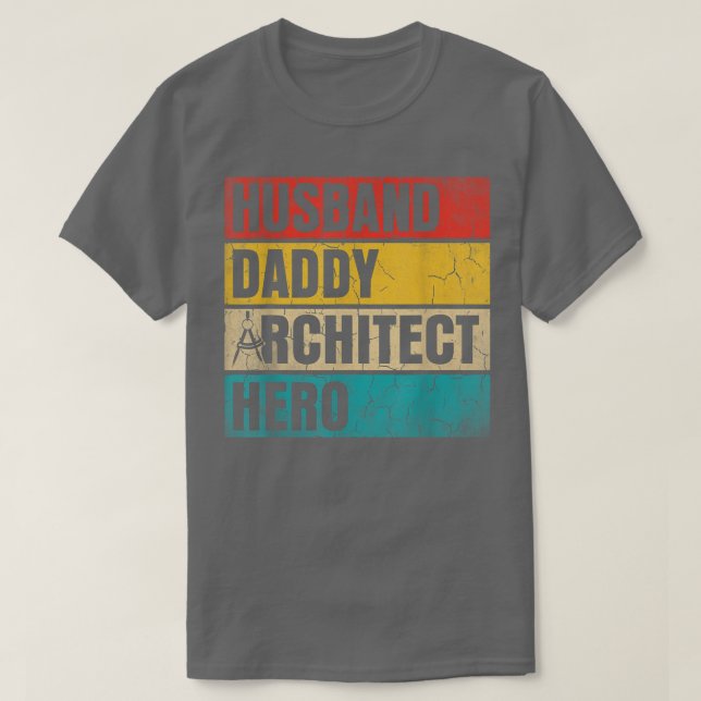 Manar Manar Make pappa Architect Hero Far Da T Shirt (Design framsida)