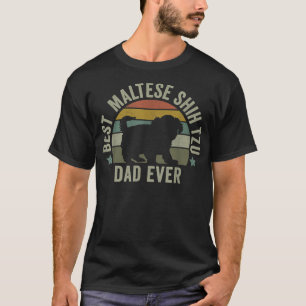 Manar Manar Malese Shih Tzu Pappa Hund , Funny Far T Shirt