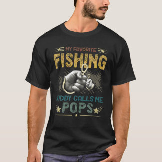 Manar Manar Min favoritfiskebuddy kallar mig Pops T Shirt