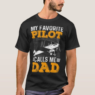 Manar Manar Min favoritpilot kallar mig Pappa Funn T Shirt