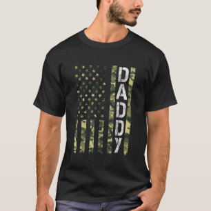 Manar Manar pappa American Flagga Proud Pappa Usa T Shirt