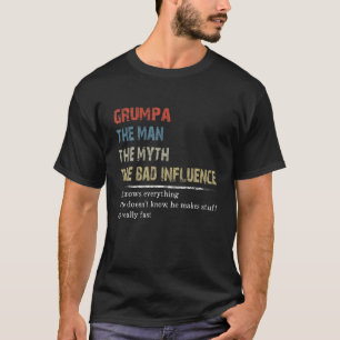 Manar Manar Retro griper människan, myten är den T Shirt