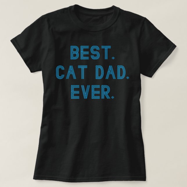 Manar Manar_s Cat Pappa T-Shirt Gift (Design framsida)