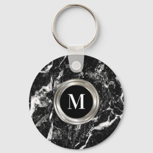 Manar manlig design för Monogram Nyckelring