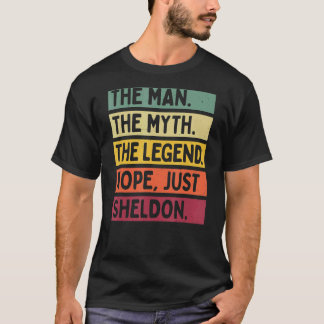 Manar, mannen, myten, påven bara Sheldon T Shirt