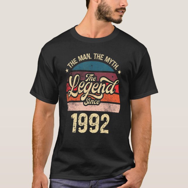 Manar människan, myten, legenden sedan 1992 t shirt (Framsida)