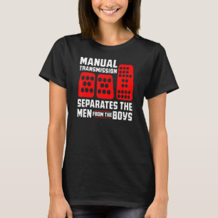 Manar manuell överföring separerar Manar från fält T Shirt