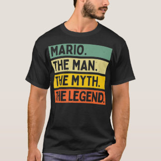 Manar Mario the man the Myth the Legend funny Pers T Shirt