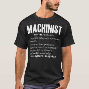 Manar-maskinens definitionsmotordrivrutin Noun CNC T Shirt