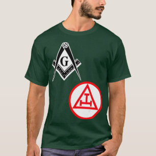 Manar Mason Royal Arch Split T Masonic York Rite T Shirt