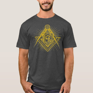 Manar Masonic Freemason ger För manar torget och T Shirt