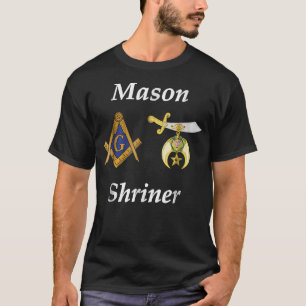 Manar Masonic Shriner Split Mason T Shirt