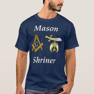 Manar Masonic Shriner Split T Mason Shrine Noble T Shirt