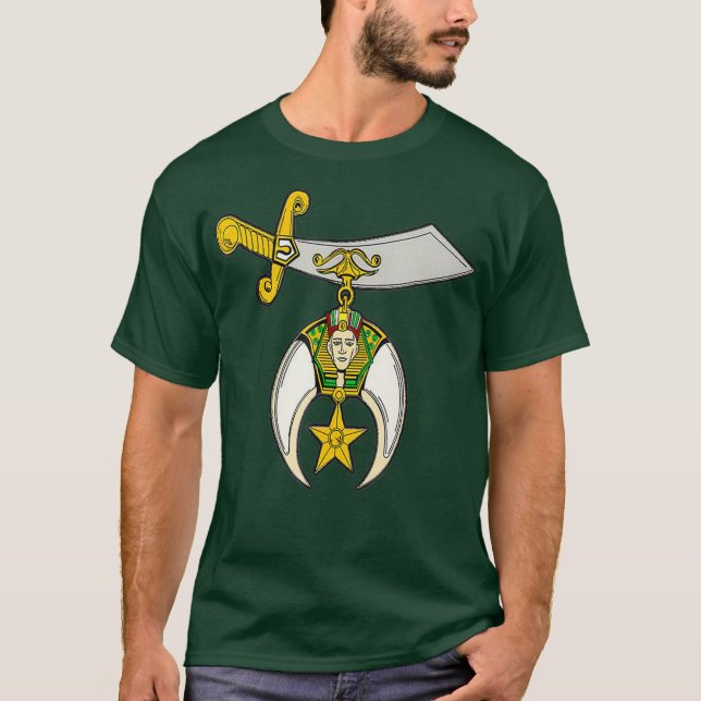 Manar Masonic Shriner T Shirt (Framsida)
