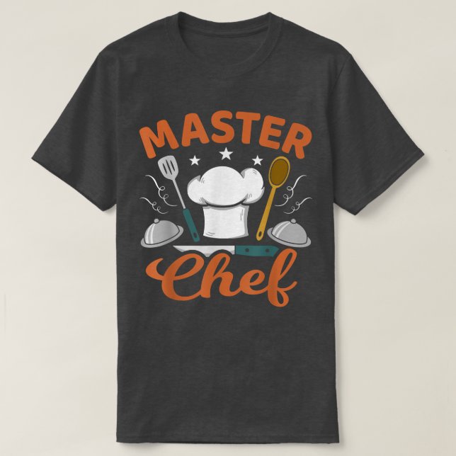 Manar Master Chef Cooking Funny Cook T Shirt (Design framsida)