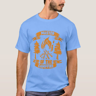 Manar Master of Campfire Pappa Camping Far D bo T Shirt