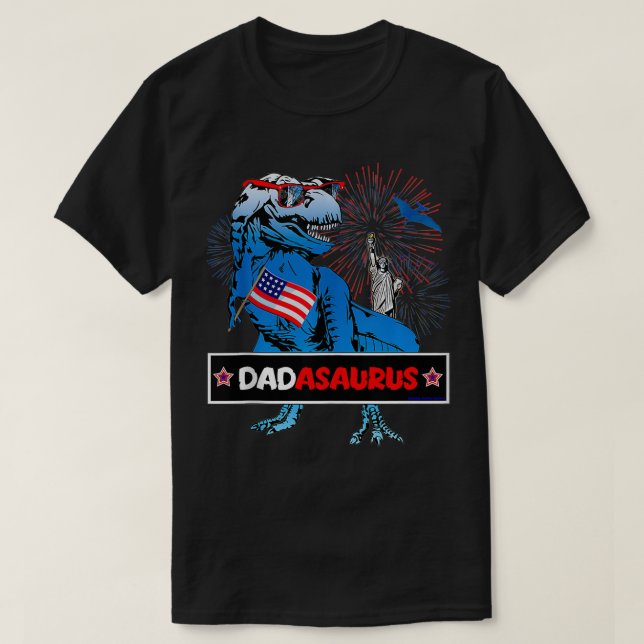 Manar Matching Family 4 juli Patriotic DADASAU T Shirt (Design framsida)
