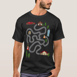 Manar Maze Tävling-trafikspårningsgåvor för Pappa- T Shirt