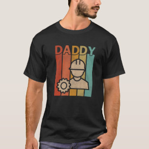 Manar Mechanical Ingenjör Retro Vintage Pappa Grap T Shirt