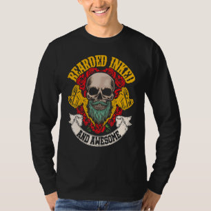 Manar med inkapslat Fantastisk och utfällt Pappa T Shirt