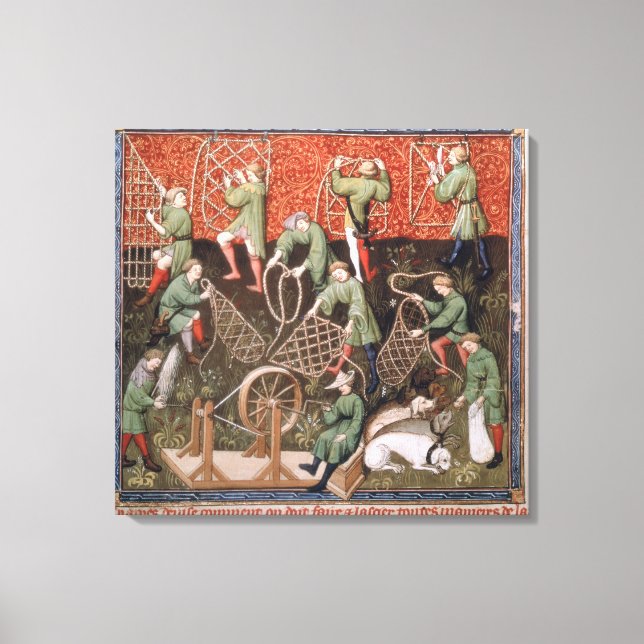 Manar med nät canvastryck (Framsida)