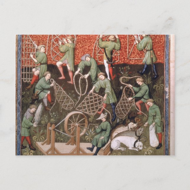 Manar med nät vykort (Framsida)