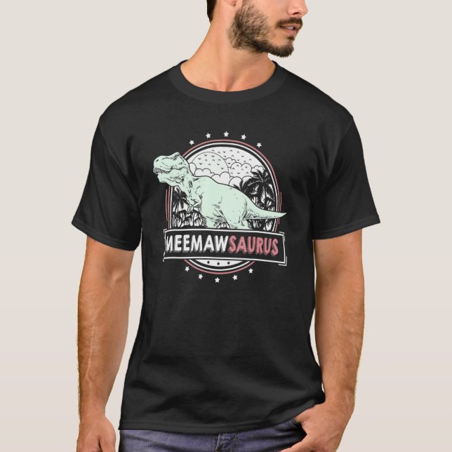 Manar MeeMawSaurus MeeMaw idé om Women Cute Mothe T Shirt (Framsida)