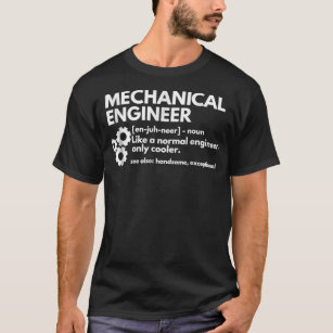 Manar Mekanisk Ingenjör Definition Funny Ingenjör T Shirt