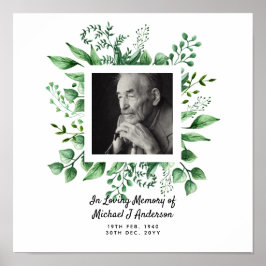 Manar Memorial Gift Bereavement Photo Loving Memor Poster