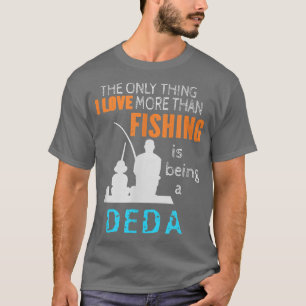 Manar mer än Kärlek Fiske Deda Russian Cz T Shirt