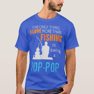 Manar mer än Kärlek FiskePoppop Speciell Grandpa T Shirt