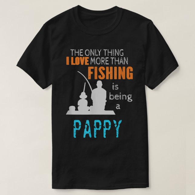 Manar mer än Kärlek fiskningspapper Speciell morfa T Shirt (Design framsida)