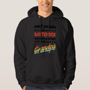 Manar Mest människor kallar mig Bartender viktigas Hoodie