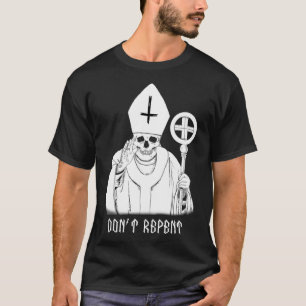 Manar Metall ånger inte ondskefull påve T Shirt