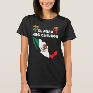 Manar Mexikanska Flagga Cactus Sombrero Jalapeno E T Shirt
