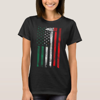 Manar Mexikanska Flagga Firefighter Cinco De Morsa T Shirt
