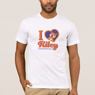 Manar mig "hjärta" Riley T-tröja T-shirt